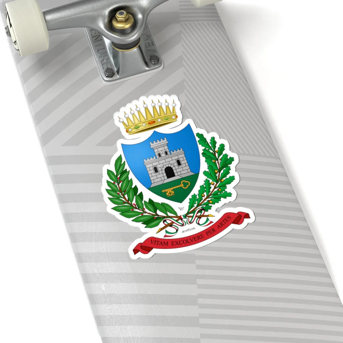 Chiavari-Stemma (Italy) (Coat of Arms) STICKER Vinyl Kiss-Cut Decal - The Sticker Space