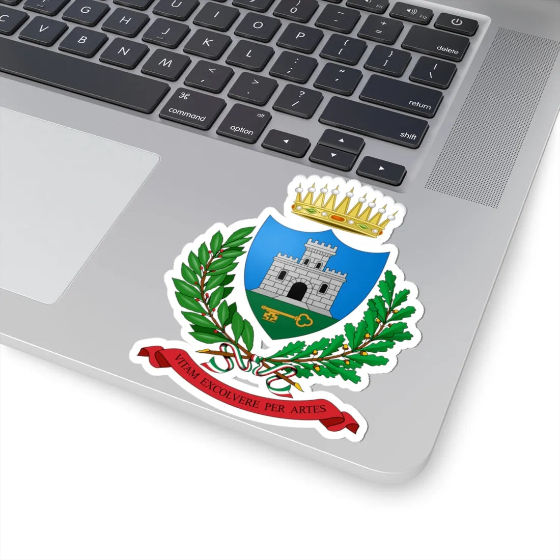 Chiavari-Stemma (Italy) (Coat of Arms) STICKER Vinyl Kiss-Cut Decal - The Sticker Space