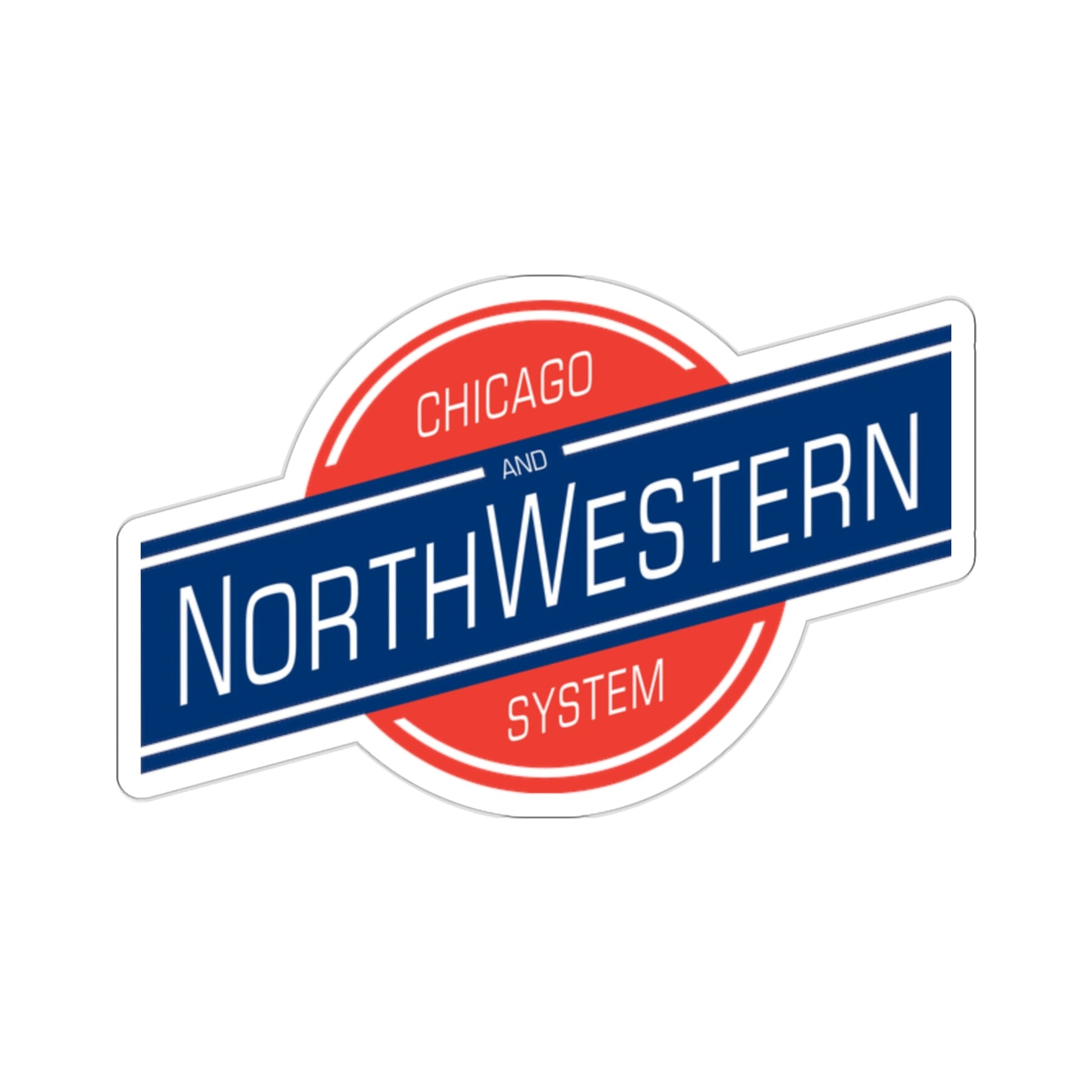 Chicago and North Western Railway STICKER Vinyl Die-Cut Decal-2 Inch-The Sticker Space