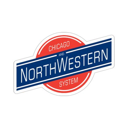 Chicago and North Western Railway STICKER Vinyl Die-Cut Decal-2 Inch-The Sticker Space