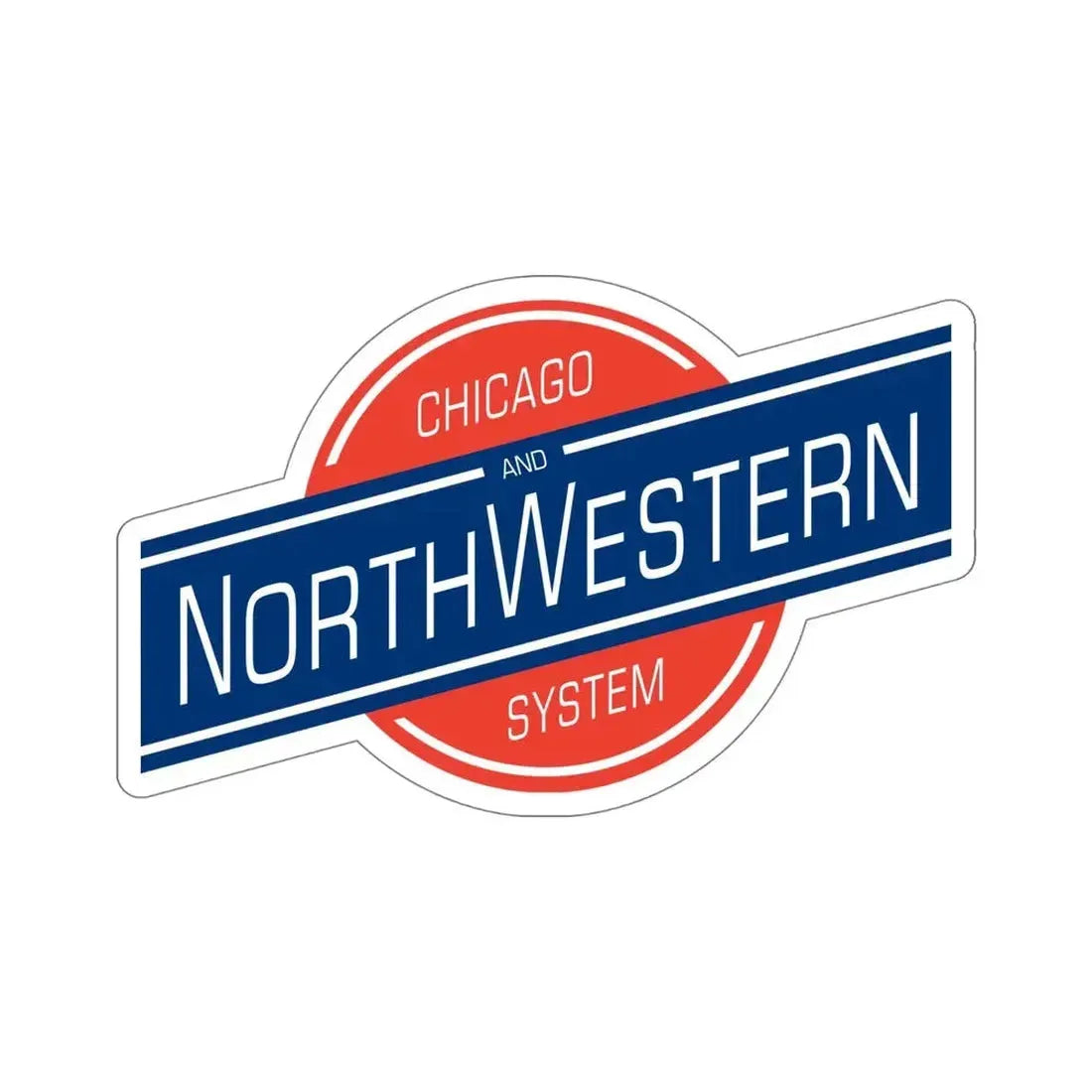 Chicago and North Western Railway STICKER Vinyl Die-Cut Decal - The Sticker Space