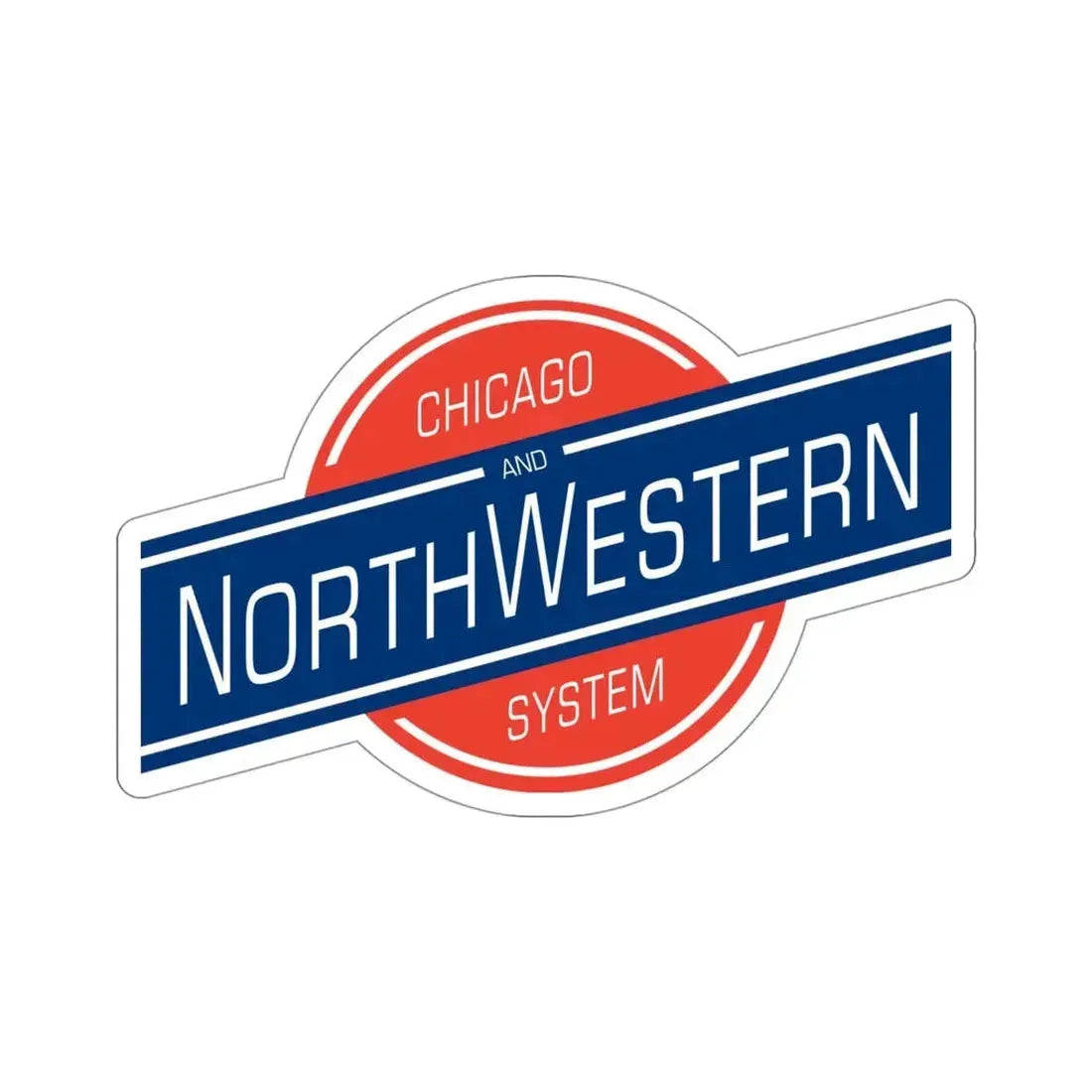 Chicago and North Western Railway STICKER Vinyl Die-Cut Decal - The Sticker Space