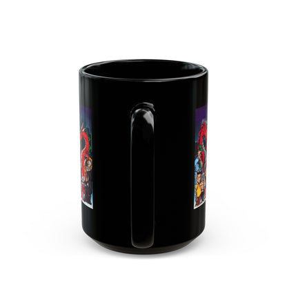 Chicago Gangs (Folks and People v2) Black Coffee Mug-The Sticker Space