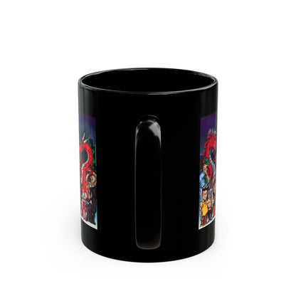 Chicago Gangs (Folks and People v2) Black Coffee Mug-The Sticker Space