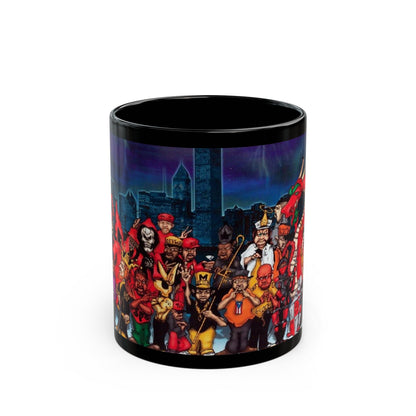 Chicago Gangs (People) Black Coffee Mug-11oz-The Sticker Space