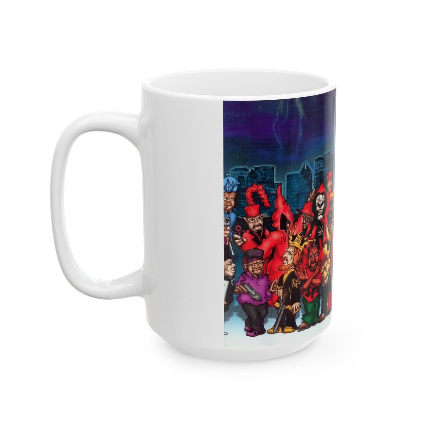 Chicago Gangs (People) White Coffee Mug-The Sticker Space