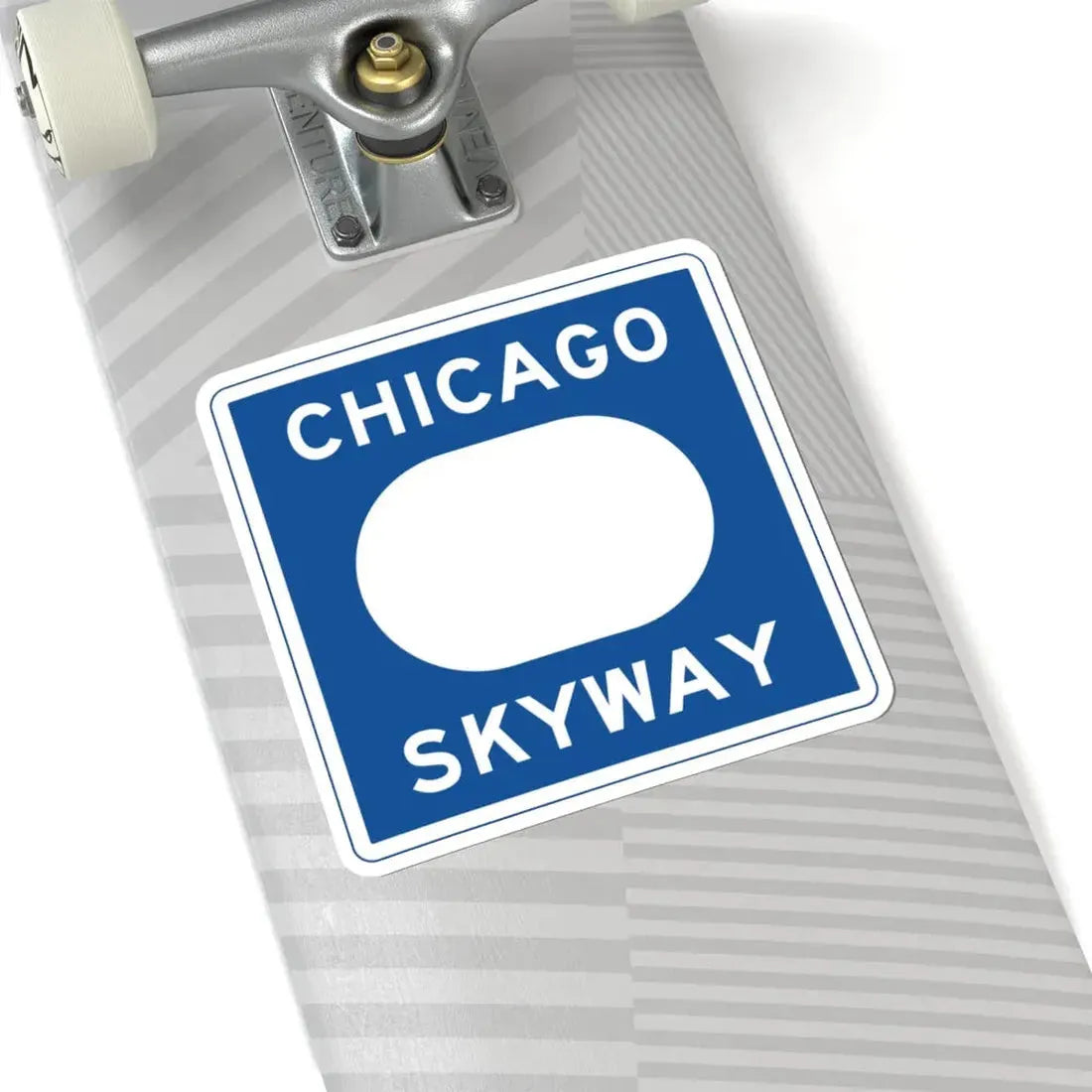 Chicago Skyway logo (Illinois) (Road Sign) STICKER Vinyl Kiss-Cut Decal - The Sticker Space