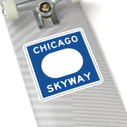 Chicago Skyway logo (Illinois) (Road Sign) STICKER Vinyl Kiss-Cut Decal - The Sticker Space