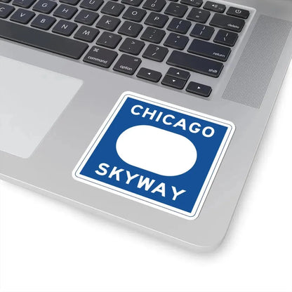 Chicago Skyway logo (Illinois) (Road Sign) STICKER Vinyl Kiss-Cut Decal - The Sticker Space