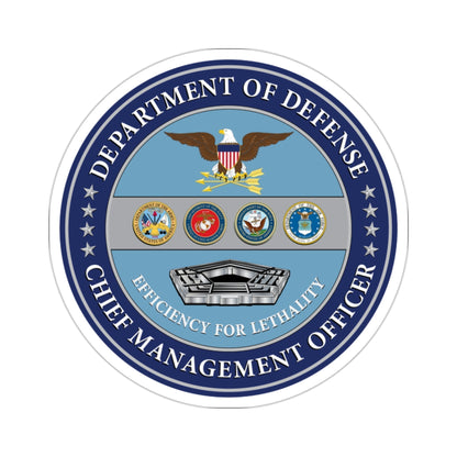 Chief Management Officer of the Department of Defense STICKER Vinyl Die-Cut Decal-2 Inch-The Sticker Space