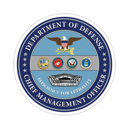 Chief Management Officer of the Department of Defense STICKER Vinyl Die-Cut Decal-3 Inch-The Sticker Space