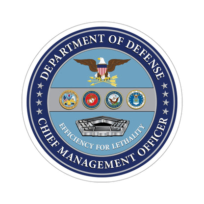 Chief Management Officer of the Department of Defense STICKER Vinyl Die-Cut Decal-5 Inch-The Sticker Space