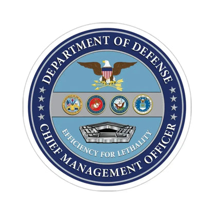 Chief Management Officer of the Department of Defense STICKER Vinyl Die-Cut Decal - The Sticker Space