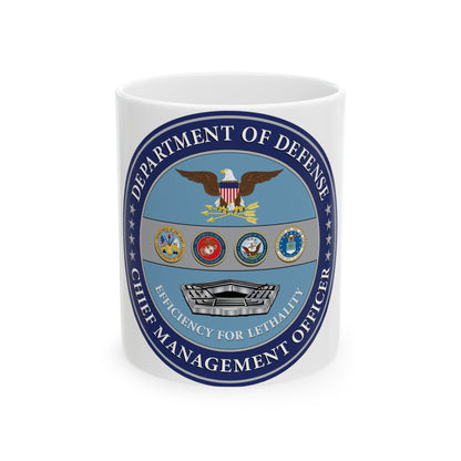 Chief Management Officer of the Department of Defense - White Coffee Mug-11oz-The Sticker Space