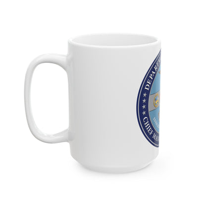 Chief Management Officer of the Department of Defense - White Coffee Mug-The Sticker Space