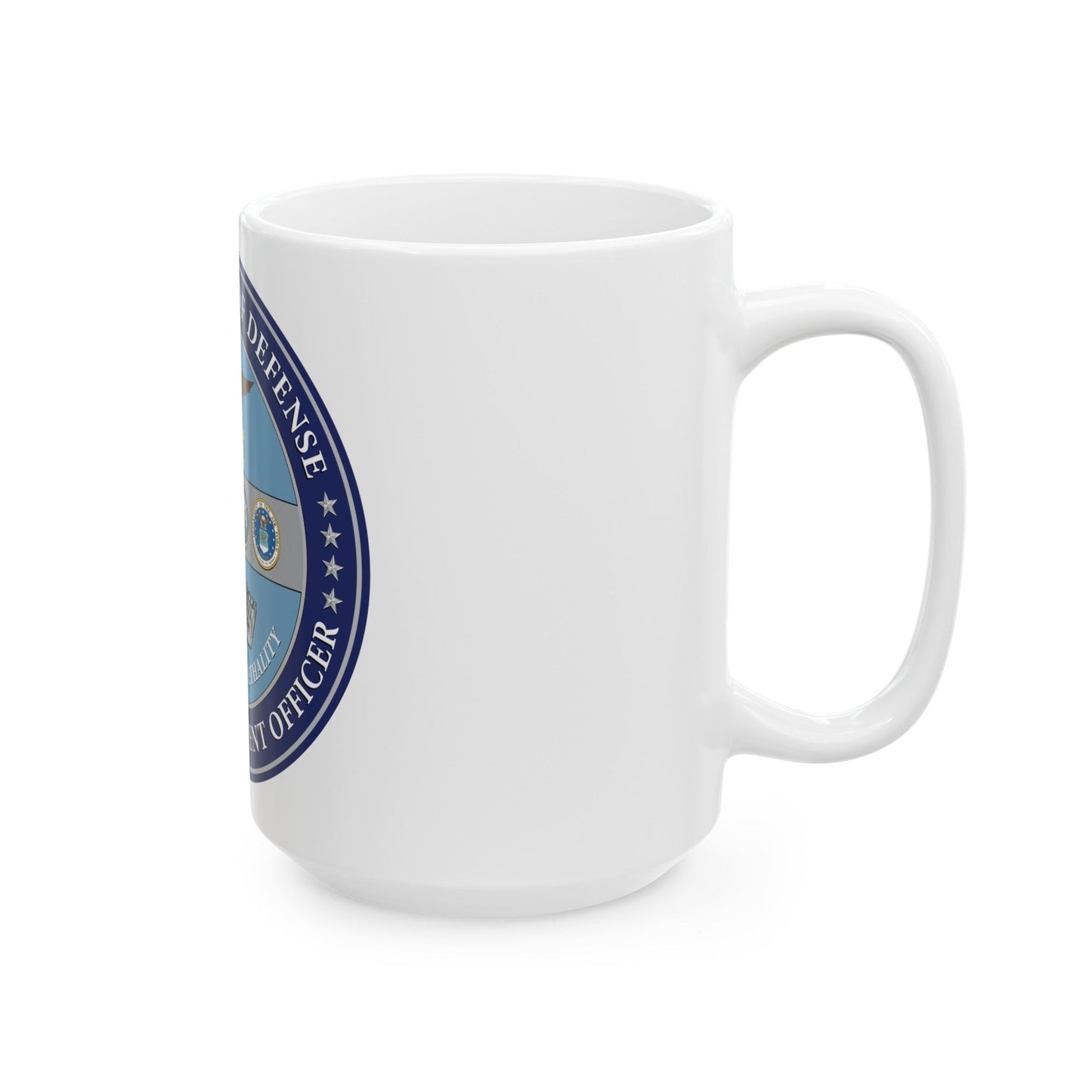 Chief Management Officer of the Department of Defense - White Coffee Mug-The Sticker Space