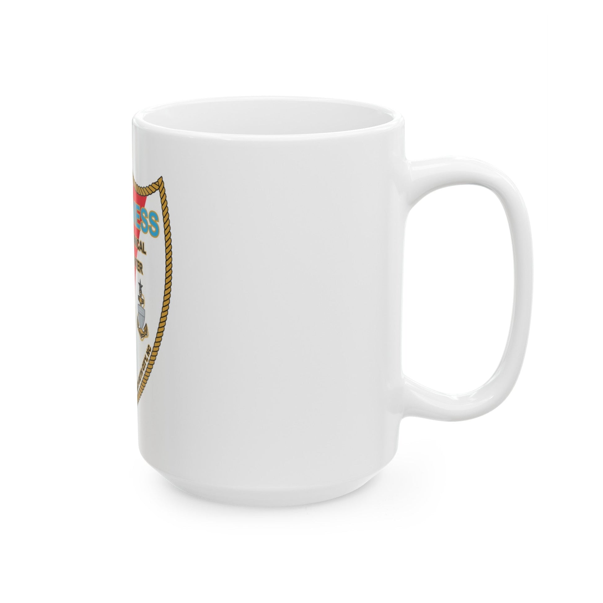 Chiefs Mess ATTC USCGC Elizabeth City NC (U.S. Coast Guard) White Coffee Mug-The Sticker Space