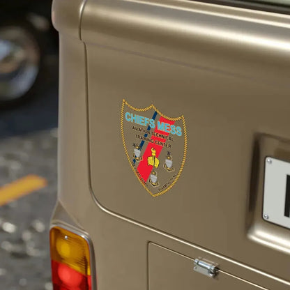 Chiefs Mess ATTC USCGC Elizabeth City NC (U.S. Coast Guard) Transparent STICKER Die-Cut Vinyl Decal - The Sticker Space