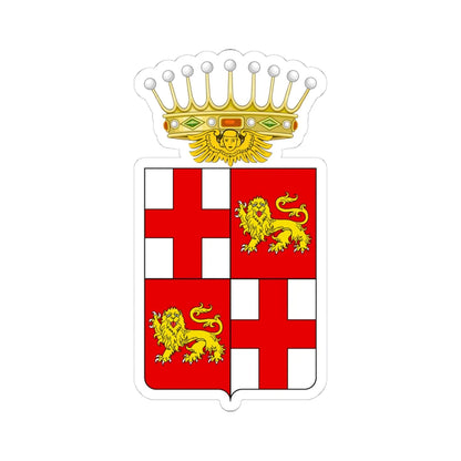 Chieri-Stemma (Italy) (Coat of Arms) STICKER Vinyl Kiss-Cut Decal 4 Inch White - The Sticker Space