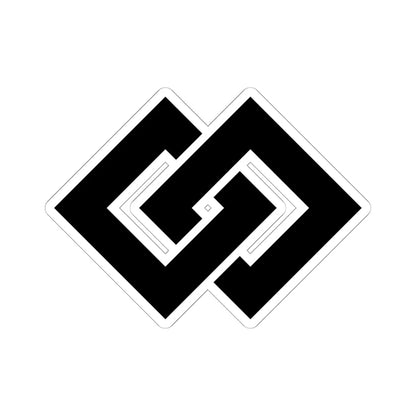 Chigai kuginuki (Japan) (Coat of Arms) STICKER Vinyl Kiss-Cut Decal 6 Inch White - The Sticker Space