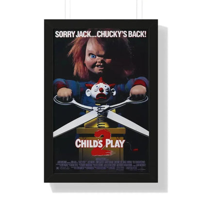 CHILD'S PLAY 2 1990 - Framed Movie Poster - The Sticker Space