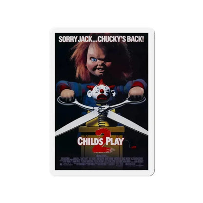 CHILD'S PLAY 2 1990 Movie Poster - Refrigerator Magnet - The Sticker Space