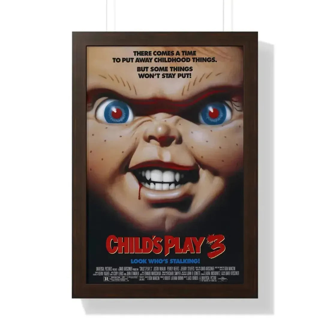 CHILD'S PLAY 3 1991 - Framed Movie Poster - The Sticker Space