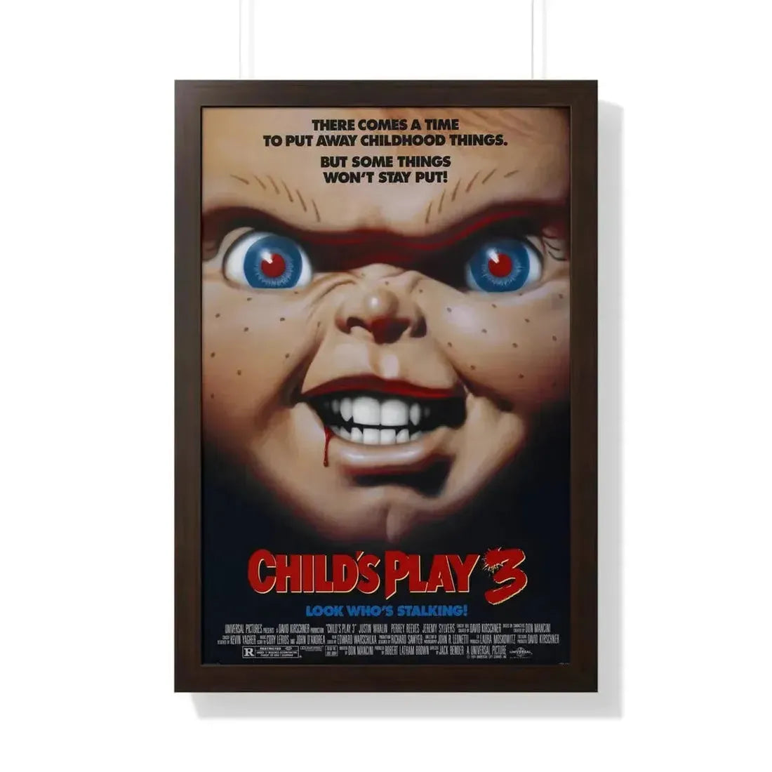 CHILD'S PLAY 3 1991 - Framed Movie Poster - The Sticker Space