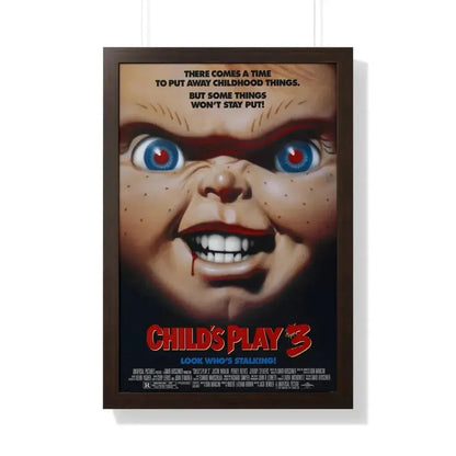 CHILD'S PLAY 3 1991 - Framed Movie Poster - The Sticker Space