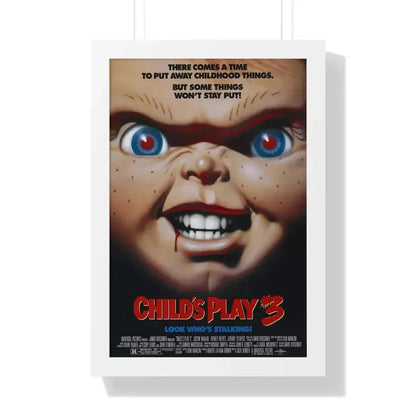 CHILD'S PLAY 3 1991 - Framed Movie Poster - The Sticker Space
