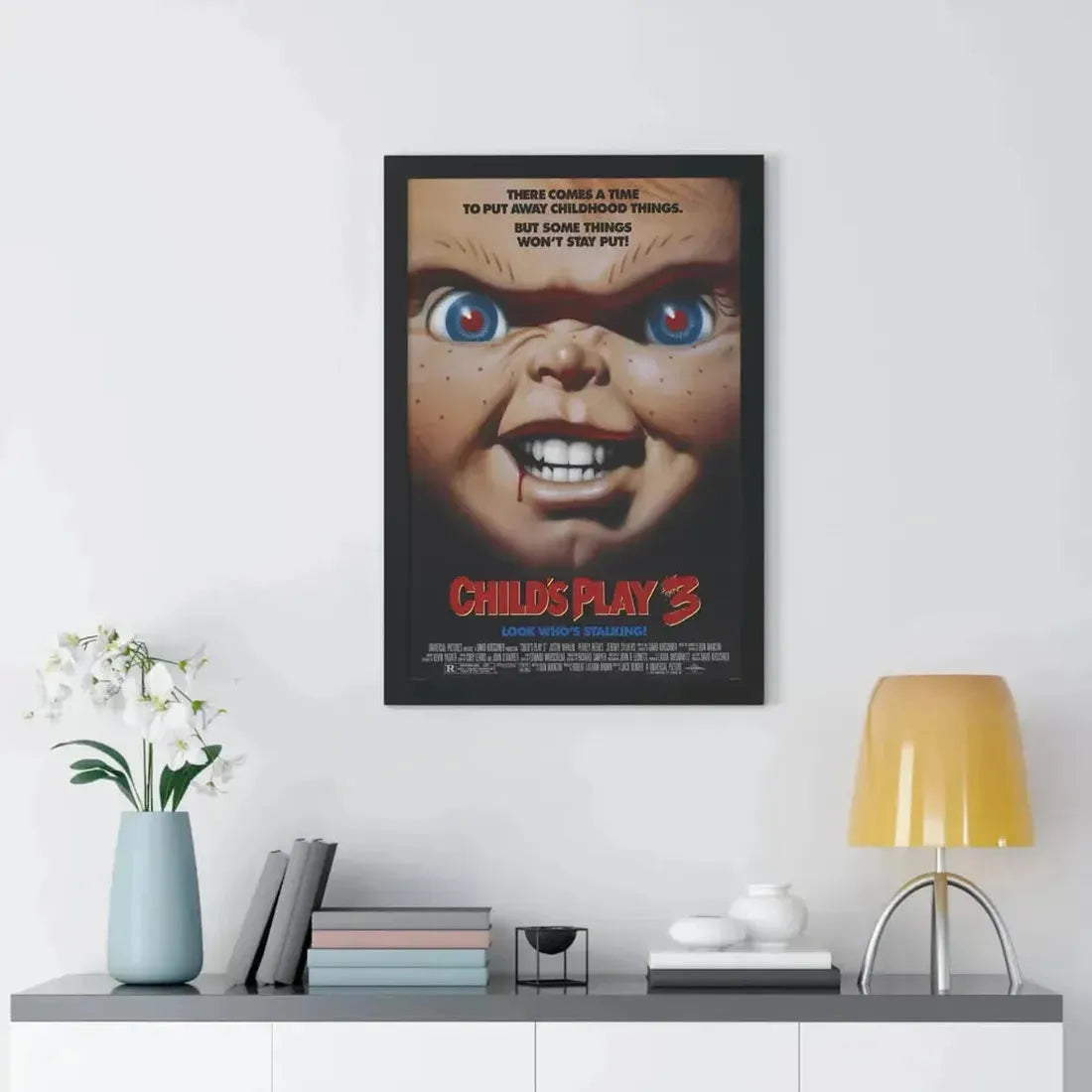 CHILD'S PLAY 3 1991 - Framed Movie Poster - The Sticker Space