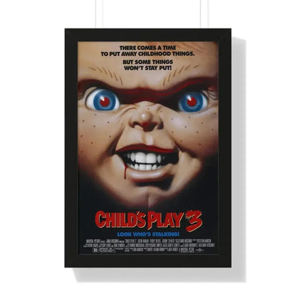 CHILD'S PLAY 3 1991 - Framed Movie Poster - The Sticker Space