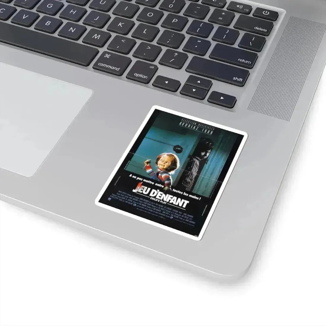 CHILD'S PLAY (FOREIGN) 1988 Movie Poster - STICKER Vinyl Kiss-Cut Decal - The Sticker Space