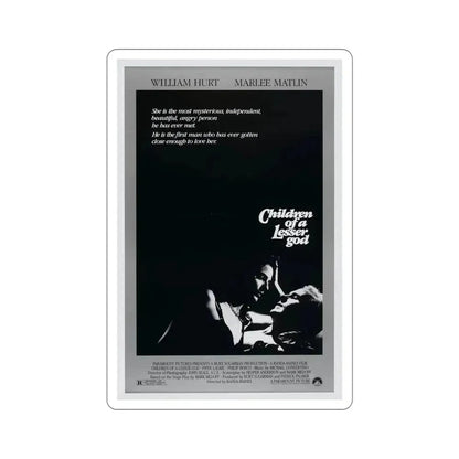 Children of a Lesser God 1986 Movie Poster STICKER Vinyl Die-Cut Decal 4 Inch - The Sticker Space