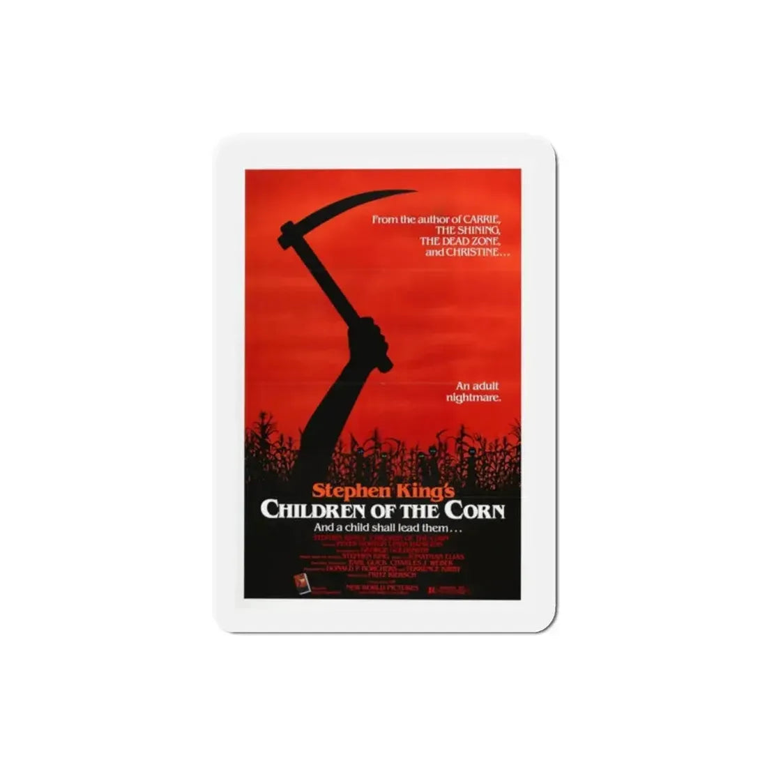 Children of the Corn 1984 Movie Poster Refrigerator Magnet - The Sticker Space