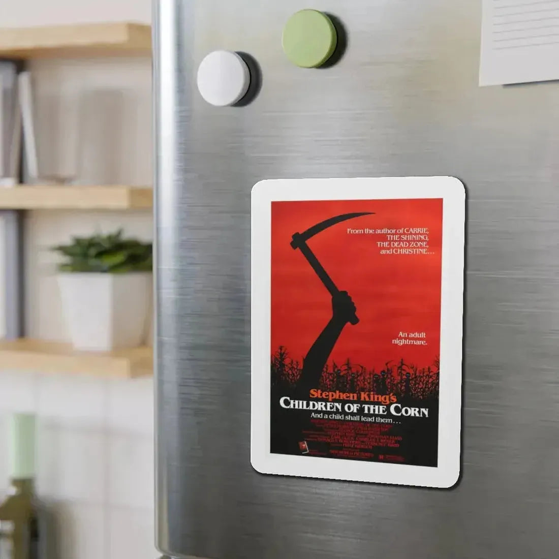 CHILDREN OF THE CORN 1984 Movie Poster - Refrigerator Magnet - The Sticker Space