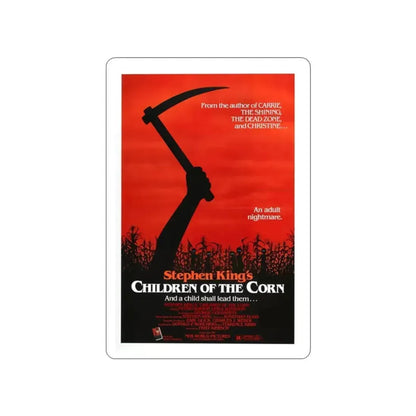 CHILDREN OF THE CORN 1984 Movie Poster STICKER Vinyl Die-Cut Decal 2 Inch - The Sticker Space