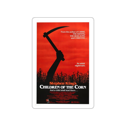 CHILDREN OF THE CORN 1984 Movie Poster STICKER Vinyl Die-Cut Decal-6 Inch-The Sticker Space