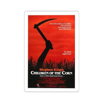 CHILDREN OF THE CORN 1984 Movie Poster - STICKER Vinyl Kiss-Cut Decal 2 Inch White - The Sticker Space