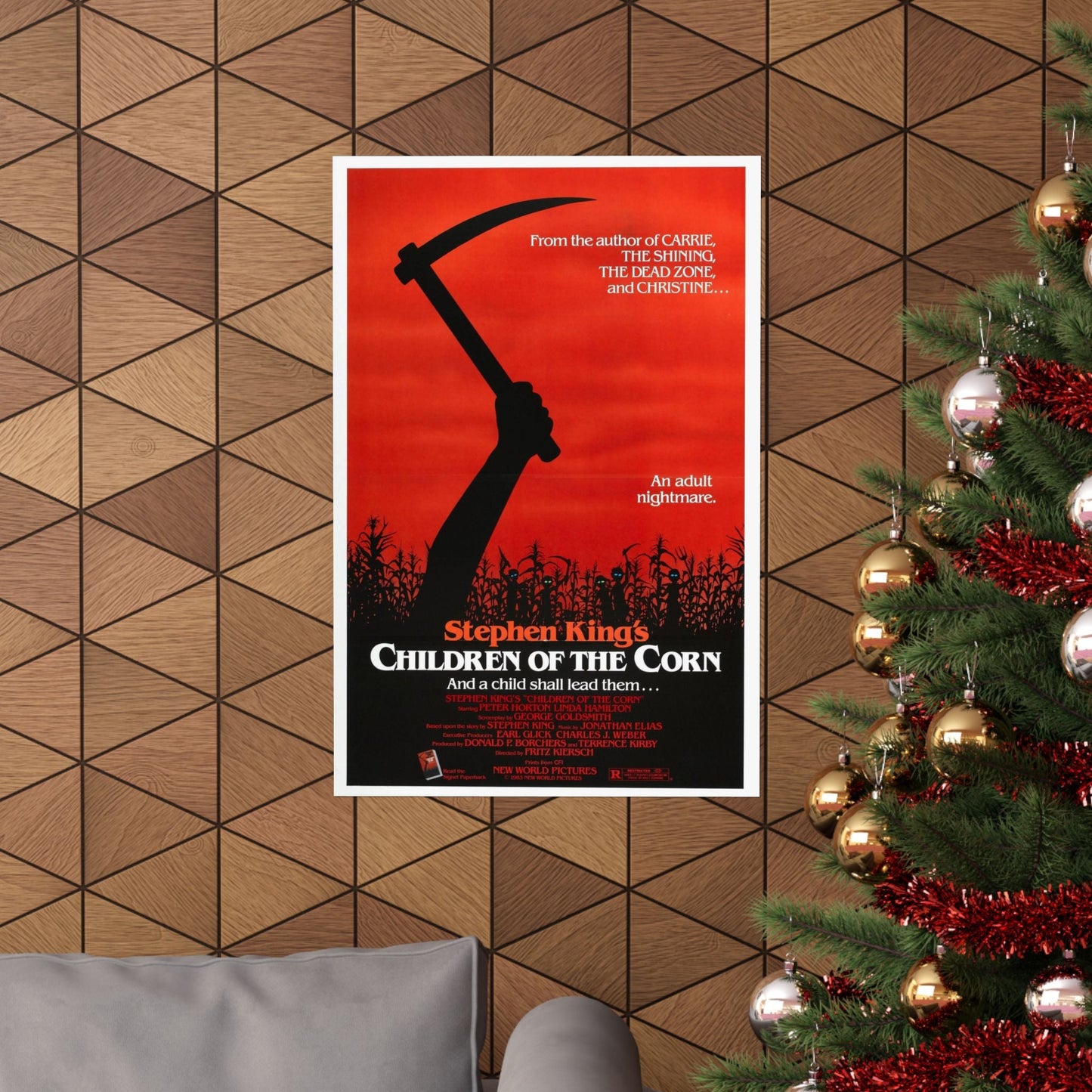 CHILDREN OF THE CORN 1984 - Paper Movie Poster-The Sticker Space