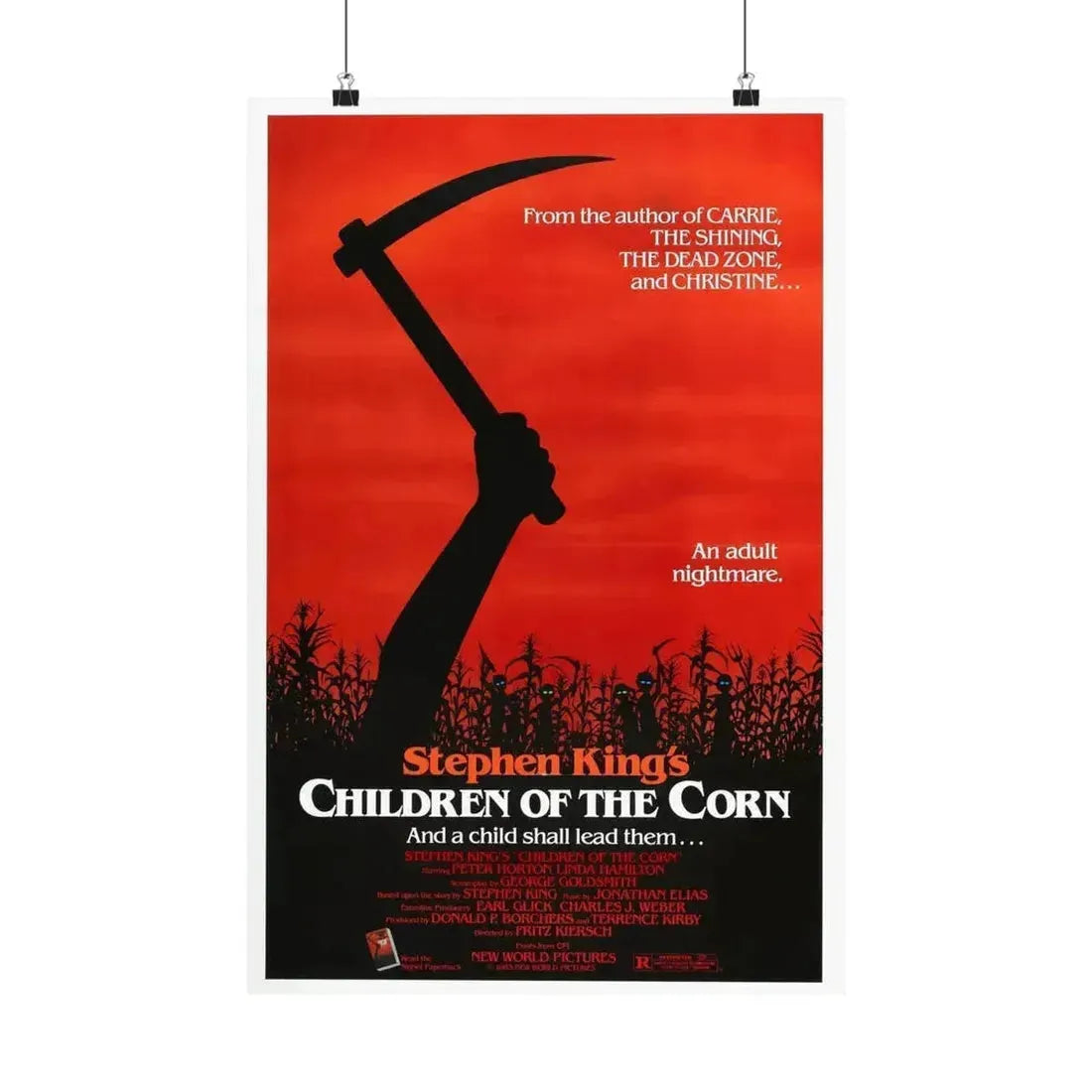 CHILDREN OF THE CORN 1984 - Paper Movie Poster 16″ x 24″ Matte - The Sticker Space