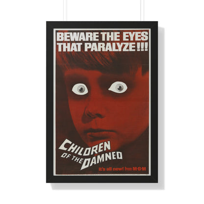 CHILDREN OF THE DAMNED 1964 - Framed Movie Poster-20" x 30"-The Sticker Space