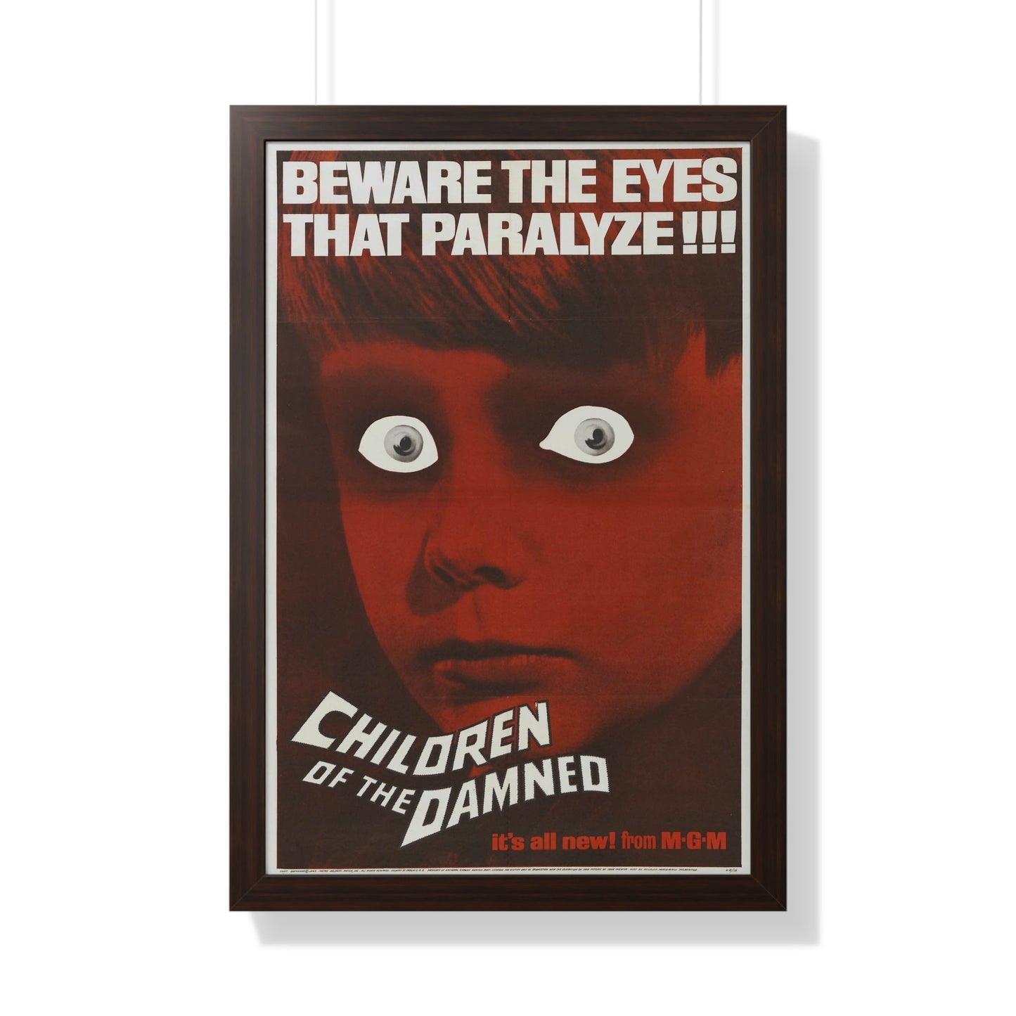 CHILDREN OF THE DAMNED 1964 - Framed Movie Poster-20" x 30"-The Sticker Space