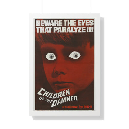 CHILDREN OF THE DAMNED 1964 - Framed Movie Poster-20" x 30"-The Sticker Space