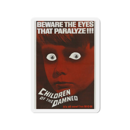 CHILDREN OF THE DAMNED 1964 Movie Poster - Die-Cut Magnet-2" x 2"-The Sticker Space