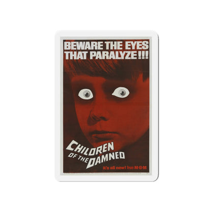 CHILDREN OF THE DAMNED 1964 Movie Poster - Die-Cut Magnet-5" x 5"-The Sticker Space