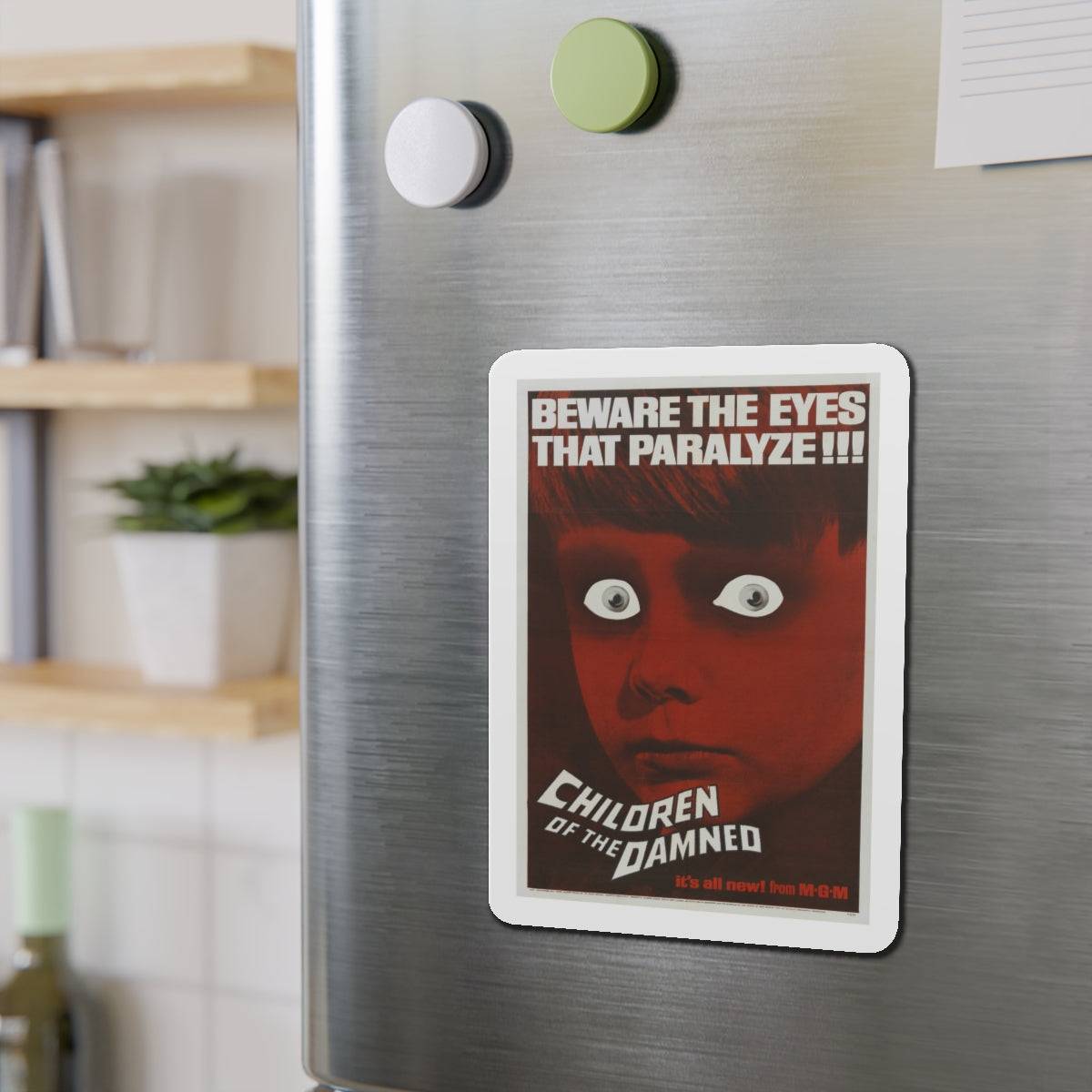 CHILDREN OF THE DAMNED 1964 Movie Poster - Die-Cut Magnet-The Sticker Space