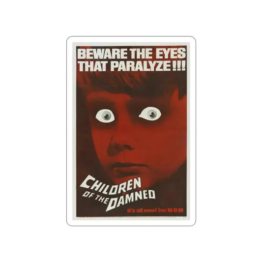 CHILDREN OF THE DAMNED 1964 Movie Poster STICKER Vinyl Die-Cut Decal 2 Inch - The Sticker Space