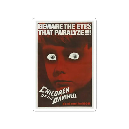 CHILDREN OF THE DAMNED 1964 Movie Poster STICKER Vinyl Die-Cut Decal - The Sticker Space