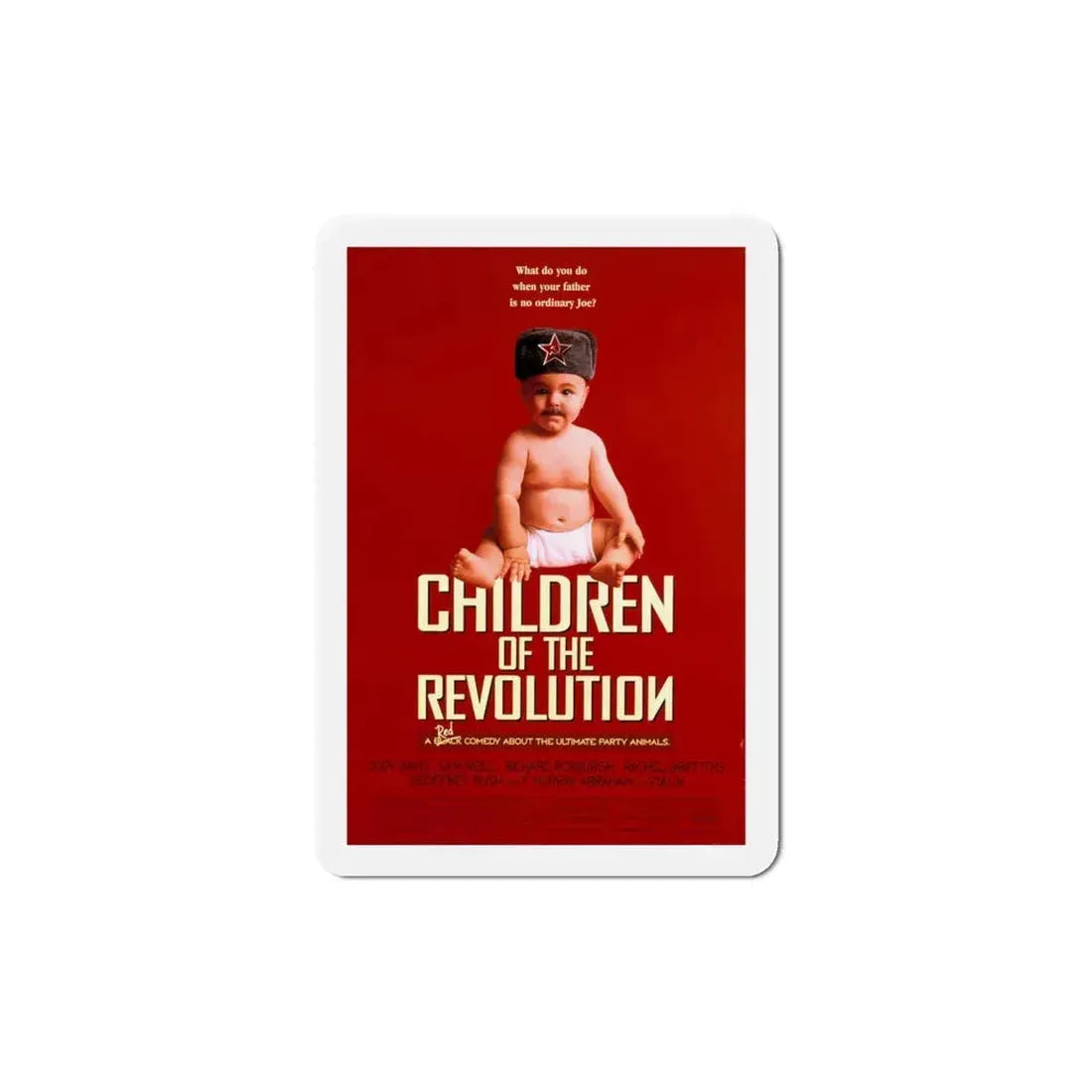 Children Of The Revolution 1997 Movie Poster Refrigerator Magnet 5 Inch - The Sticker Space